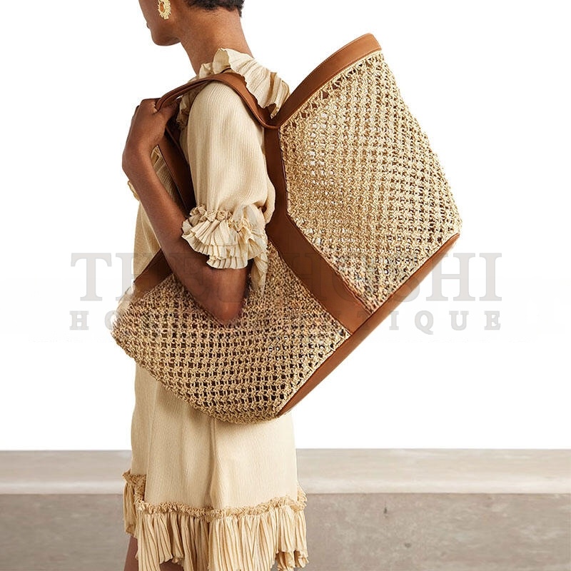 Y51 BEIGE RAFFIA Y TOTE BAG 828957GAAFI2791 (37*32*22cm) Master Quality